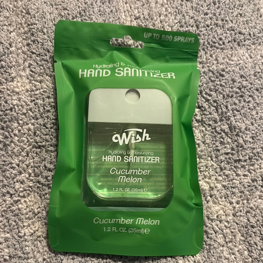 Wish Cucumber Melon Hand Sanitizer - Green